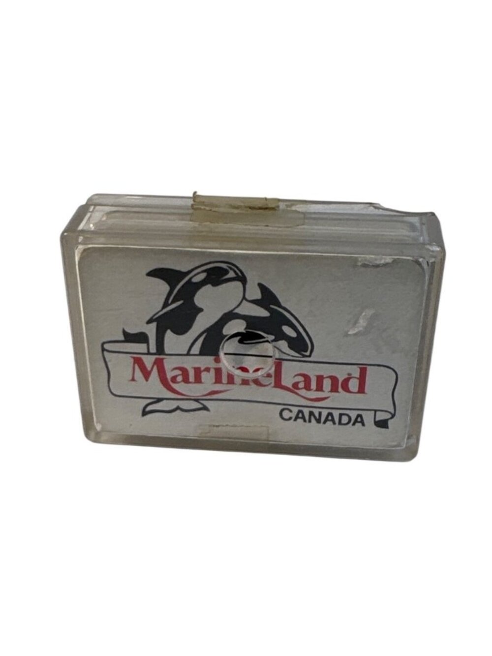 Marineland Canada Mini Playing Cards Original Plastic Case Complete Vintage